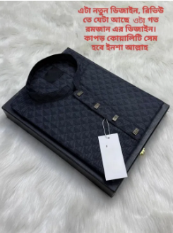 Mens smart look simple desing panjabi for men 2026 - Image 2